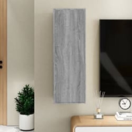 vidaXL TV omarica siva sonoma 30,5x30x90 cm konstruiran les Cene