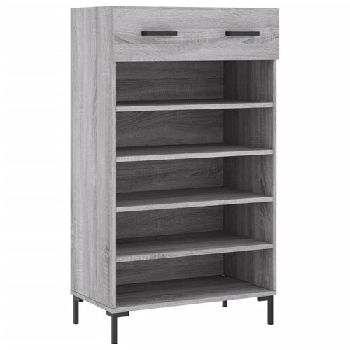 Maison Chic Omarica za obutev - Kopa za čevlje siva sonoma 60x35x105 cm inženirski les, (21776251) Slike