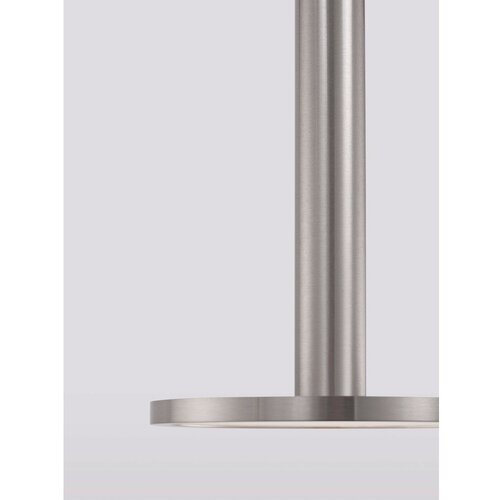 Nova Luce Metalna LED viseća svjetiljka u mat srebrnoj boji &amp;oslash; 15 cm Palencia &amp;ndash; Slike