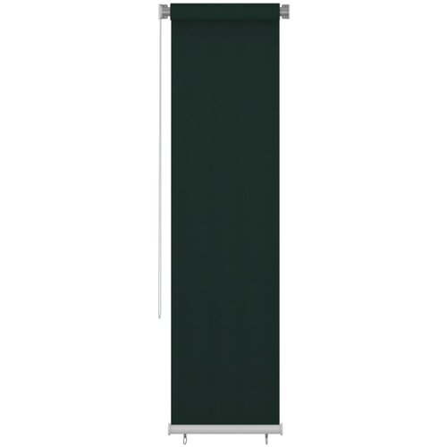 vidaXL Vanjska roleta za zamračivanje 60 x 230 cm tamnozelena HDPE Cene