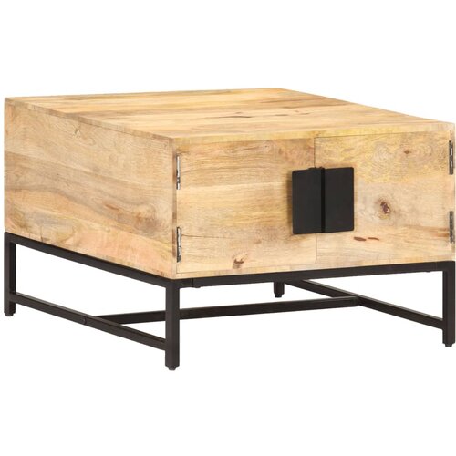  Stolić za kavu 67 x 67 x 45 cm od masivnog drva manga Slike