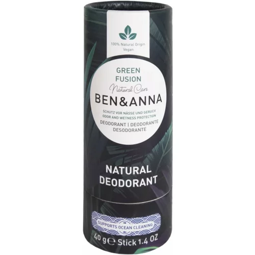 BEN & ANNA Natural Deodorant Green Fusion čvrsti dezodorans 40 g
