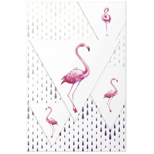  Plakat - Flamingo Family 40x60 Bez okvira Slike