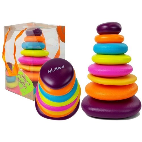 A pyramid of colorful hoops for a baby Cijene