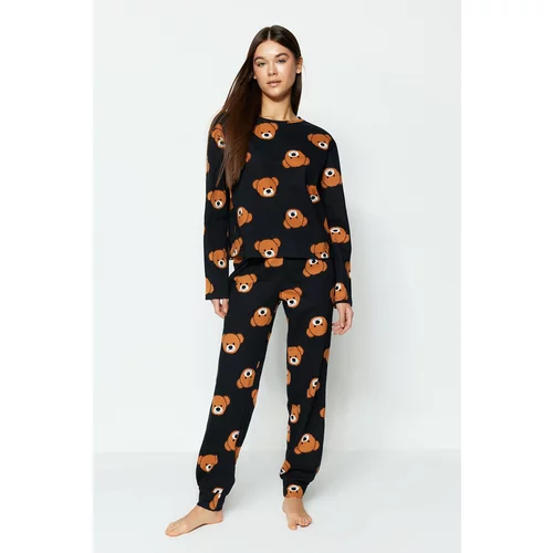 Trendyol Pajama Set - Grau - Unifarben