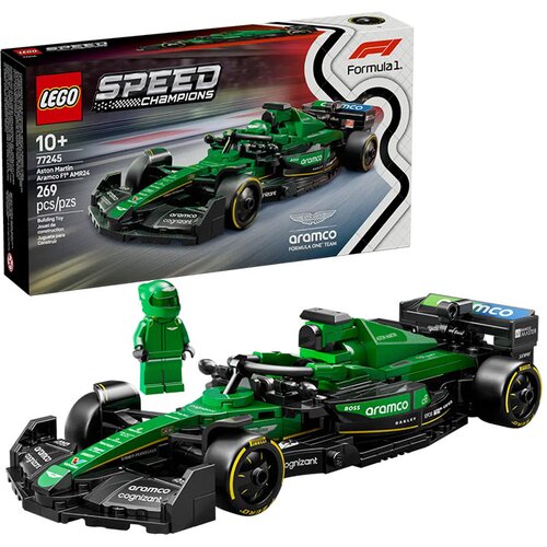 Lego Speed Champions: Dirkalni avtomobil Aston Martin Aramco F1 AMR24 Cene
