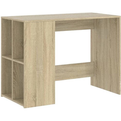 Maison Chic Pisalna miza - pisarni&amp;scaron;ka miza - Računalni&amp;scaron;ka miza sonoma hrast 102x50x75 cm inženirski les, (21785212) Slike