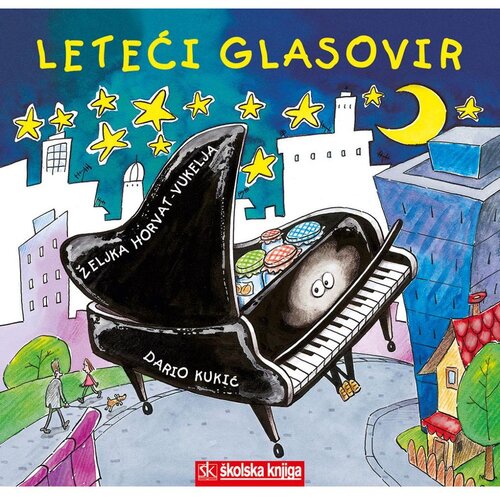 Školska knjiga LETEĆI GLASOVIR - Biblioteka KRIJESNICE - Željka Horvat-Vukelja, Dario Kukić Cene