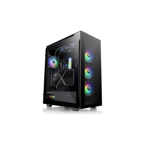 Thermaltake Divider 500 ARGB Mid tower, tempered glass, 3x 120mm ARGB fan, 1x 120mm fan Slike