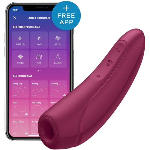 Satisfyer vibrator curvy 1, crveni Cijene