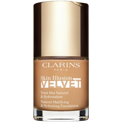 Clarins Skin Illusion Velvet tekoči puder z mat finišem z hranilnim učinkom odtenek 111N 30 ml Cene