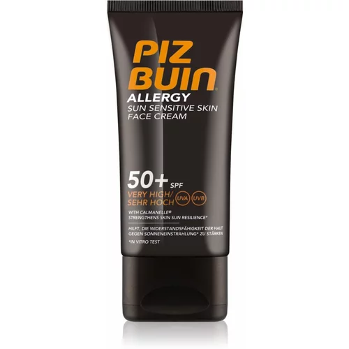 Piz Buin allergy Sun Sensitive Skin Face Cream SPF50+ zaštita od sunca protiv alergije 50 ml unisex