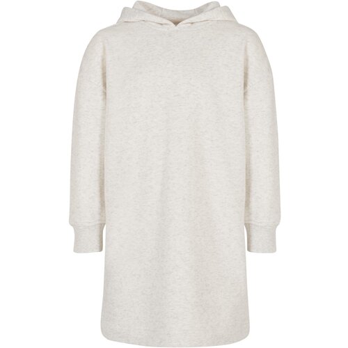 Urban Classics Kids Girls Oversized Terry Hoody Dress lightgrey Slike