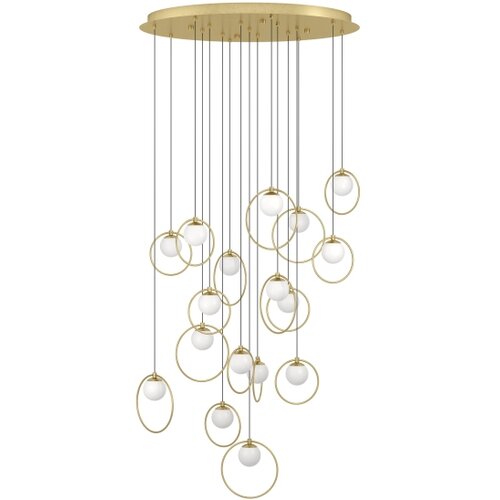 Eglo 390346 - led prigu&amp;scaron;iva luster na sajli portocolom 17xLED/3W/230V prečnik 78 cm Slike