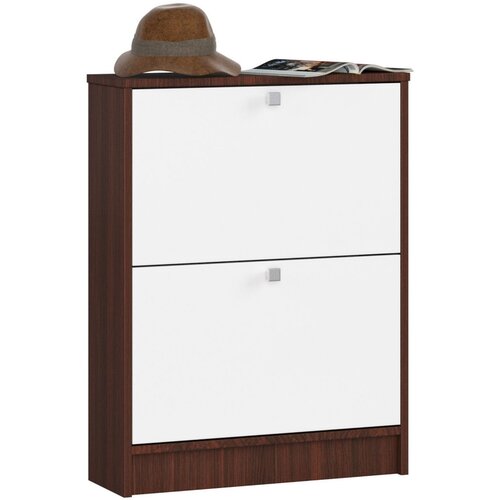 AKORD Omara za čevlje z 2 krilnimi vrati 60 cm - wenge-bela, (21713462) Slike