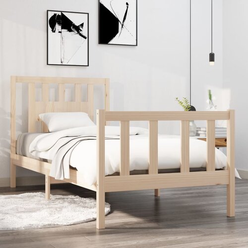 Furnova Posteljni okvir iz trdnega lesa 90x190 cm, (21943679) Slike