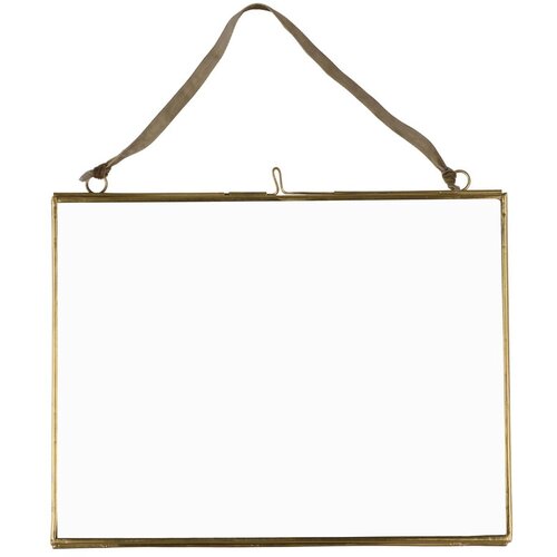 Rex London Kovinski stenski okvir v zlati barvi 20x15 cm – Cene