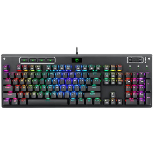 T-Dagger gaming mehanička tastatura adriatic TGK316-BL (plavi switch) crna Slike