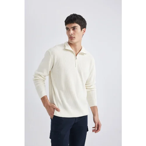 Defacto Loose Fit Turtleneck Thessaloniki Fabric Sweater