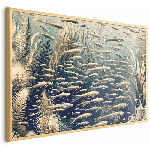 Plakat - Oceanic Nature 42x29.7 Zlatni okvir Cijene