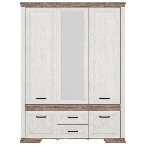 BRW GARDEROBNA OMARA MARSELLE - PEPEL/TEMEN SONOMA HRAST Cene