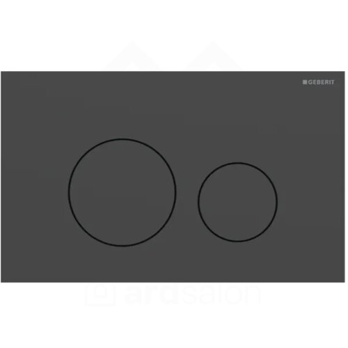 Geberit Sigma40 Round tipka za dvokoličinsku tehniku ispiranja crna mat easy-to-clean 115.628.14.1 Cene