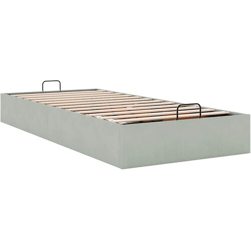  Okvir za krevet bez madraca svjetlosivi 80x200 cm bar&amp;scaron;unasti Slike