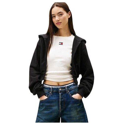 Tommy Hilfiger crna dukserica za žene Cene