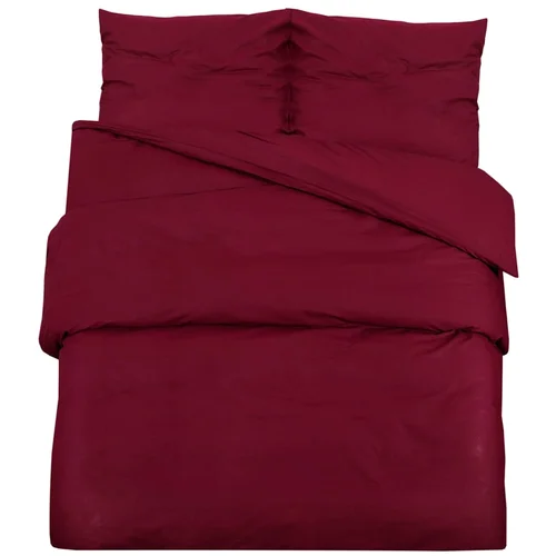 Maison Chic Komplet posteljnine - Posteljnina bordo 140x200 cm bombaž, (21786839) Maison Chic Komplet posteljnine - Posteljnina bordo 140x200 cm bombaž, (21786839)