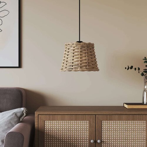 VidaXL Sjenilo za stropnu svjetiljku smeđe &amp;Oslash;20x15 cm od pruća Slike