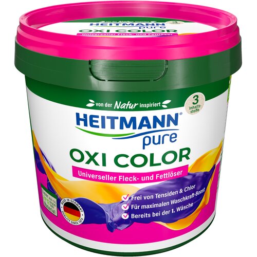 Heitmann pure Sredstvo za skidanje fleka OXI Color, 500g Slike