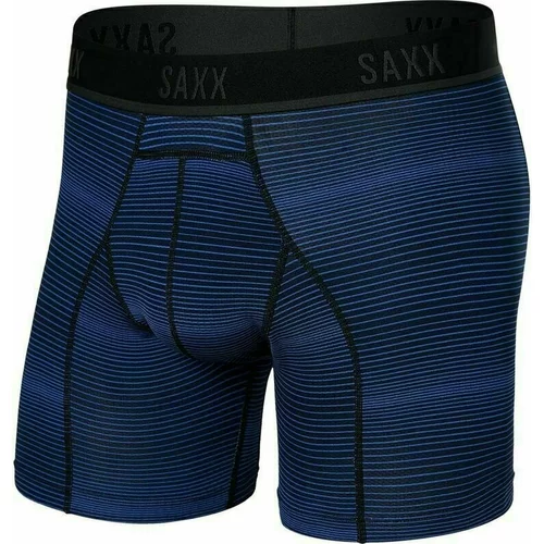 SAXX Kinetic Boxer Brief Variegated Stripe/Blue XL Aktivno spodnje perilo