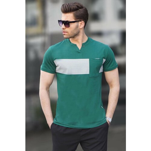 Madmext T-Shirt - Green - Regular fit Slike