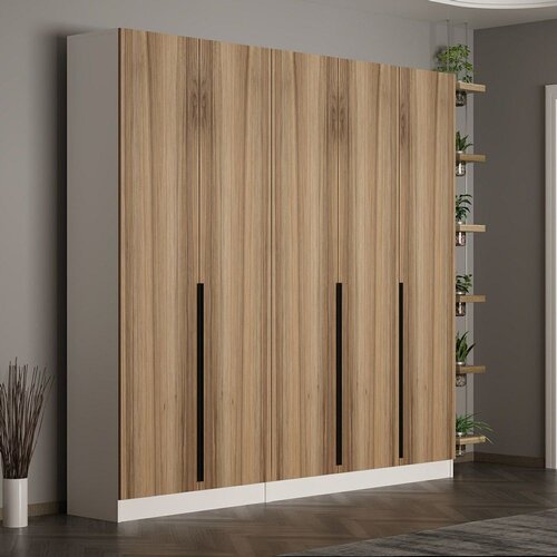 Hanah home Ormar Noah-8278, 225x210x35 cm, Boja hrasta Cene