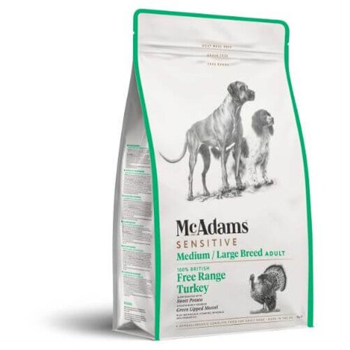 McAdams sensitive medium and large breed free range turkey 10 kg Cene
