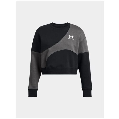 Under Armour Essential Fleece Crop Crew Pulover Črna Cene