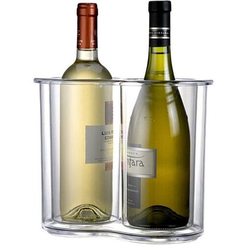 Sagaform hladilec za vino Duo, plastika, 25x14,5x21 cm Slike