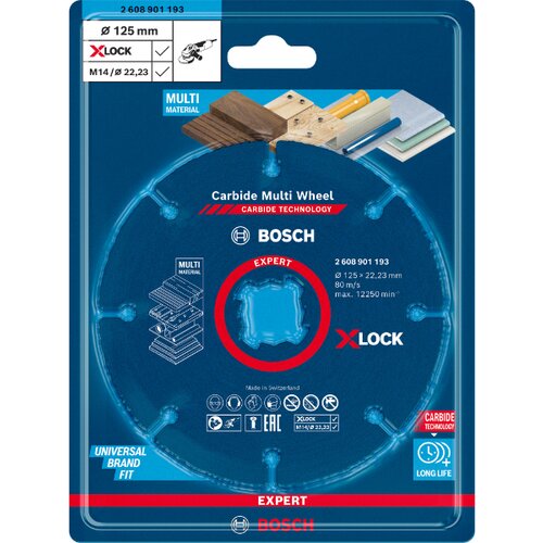 Bosch expert x lock multi wheel karbidna rezna ploča 125 mm Slike