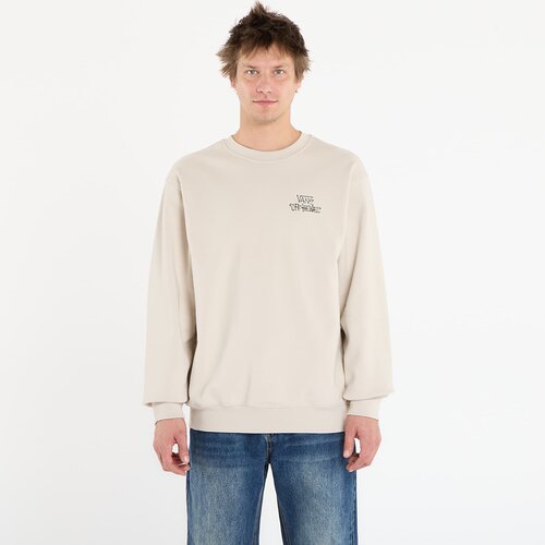 Vans Mikina Stomper Loose Fit Crew Taupe Mist M Slike
