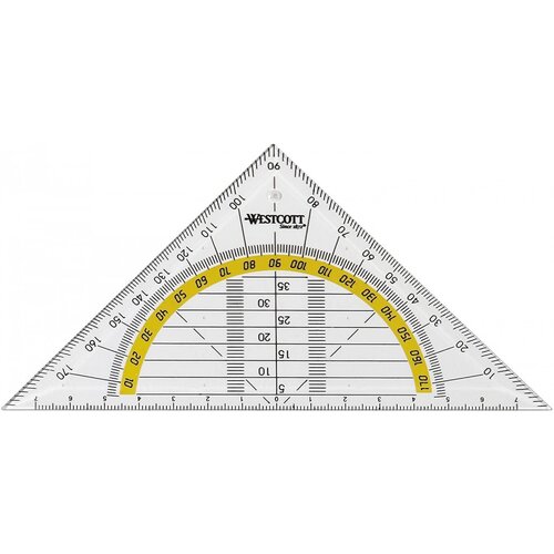  Ravnilo trikotnik geo westcott 14cm e-10130 00 Cene