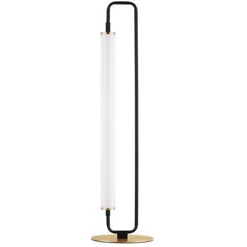 Nova Luce Bela/mat črna kovinska LED namizna svetilka (vi&scaron;ina 68 cm) Wetro &ndash; Cene