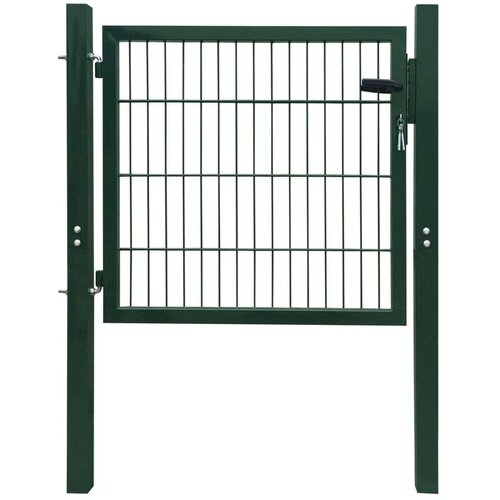 vidaXL 2D vrata za ogradu (jednostruka) zelena 106 x 130 cm Cijene