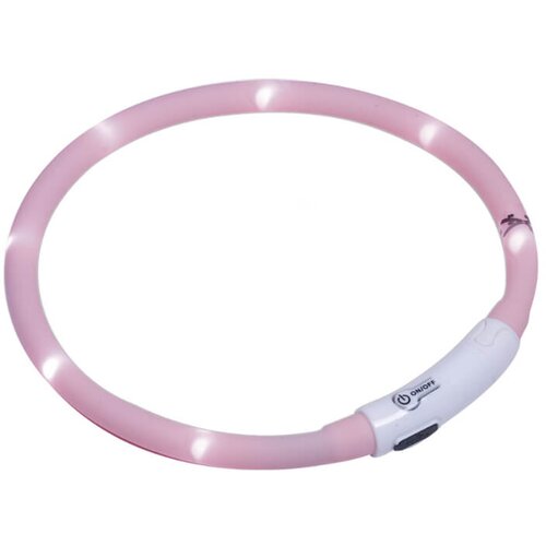 Nobby varnostna LED ovratnica Puppy, roza - do 45 cm Cene