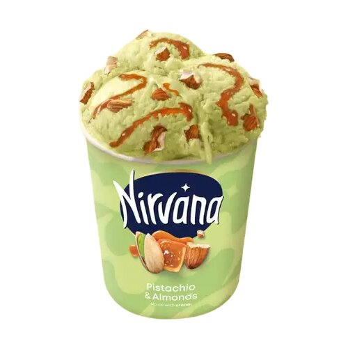 Nirvana Sladoled pistaći i badem 420ml Slike