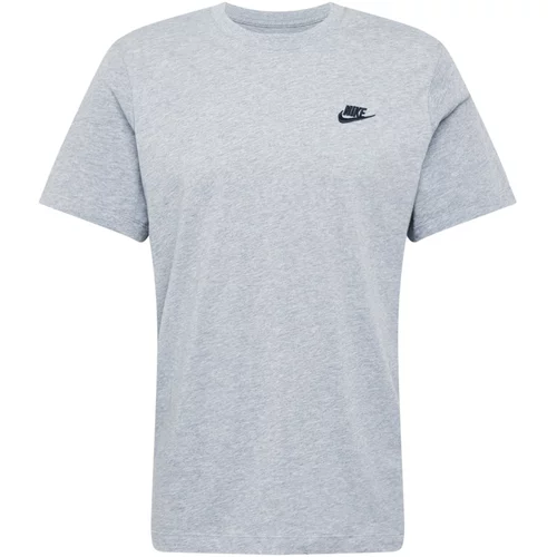 Nike Sportswear Majica 'Club' mornarska / pegasto siva