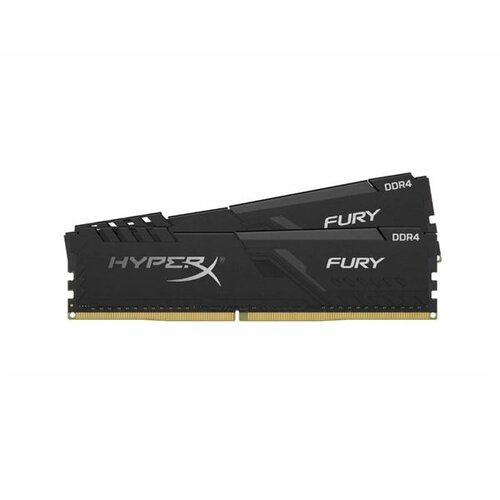 Kingston DDR4 32GB (2x16GB kit) 2666MHz HX426C16FB3K2/32 HyperX Fury Black ram memorija Slike