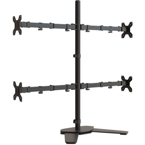  Nosač za monitor crni čelični VESA 75/100 mm Slike
