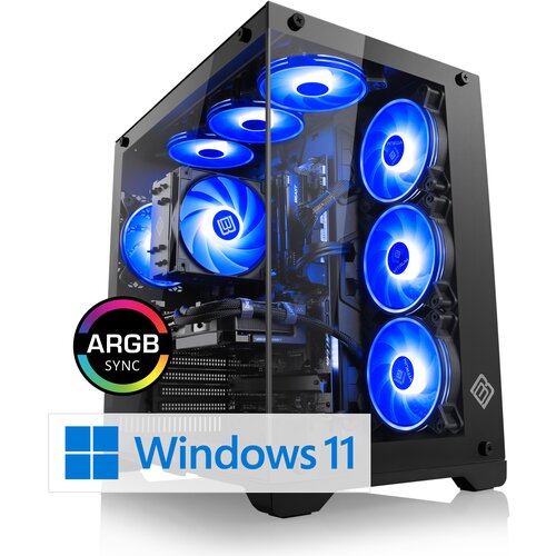 CSL Computer CSL Gaming PC M12290H, AMD Ryzen 7 8700F, (8x 4100 MHz), Radeon RX 9070 XT, 32 GB DDR5-RAM, SSD 2 TB, Windows 11 Home, (5000089863) Cene