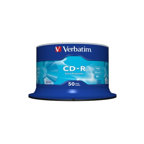Verbatim CD Disk 700 MB, 80min, 52x, (DataLife) 50kom Slike