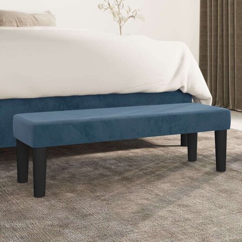  Klupa tamnoplavi 100x30x30 cm bar&amp;scaron;unasti Slike